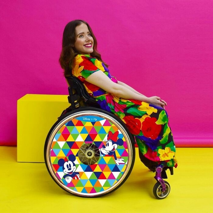 These Sisters Turn Wheelchairs Into Works Of Art With Colorful Wheel Covers
