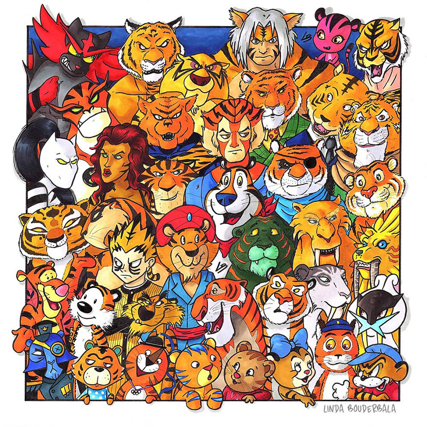 I Sorted Famous Characters Into Teams Of The Same Animal Species (New Pics)