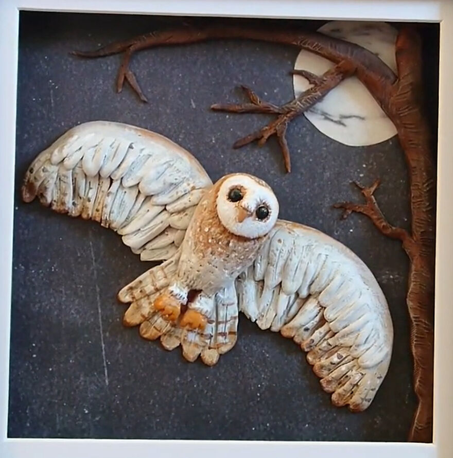 Barn Owl Night Scene