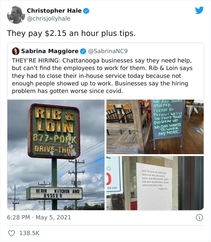 No One Wants To Work Anymore