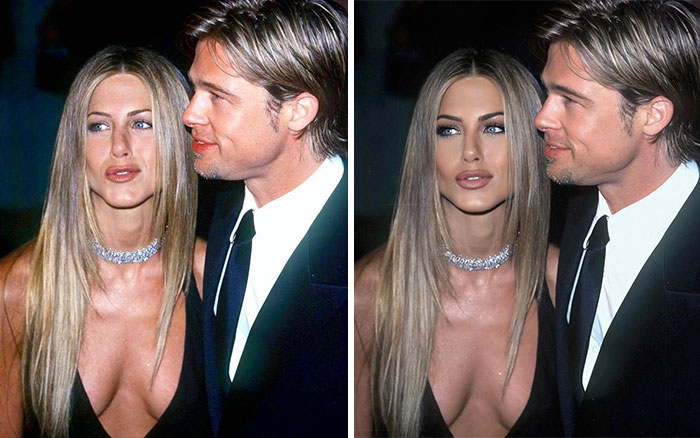 Jennifer Aniston y Brad Pitt