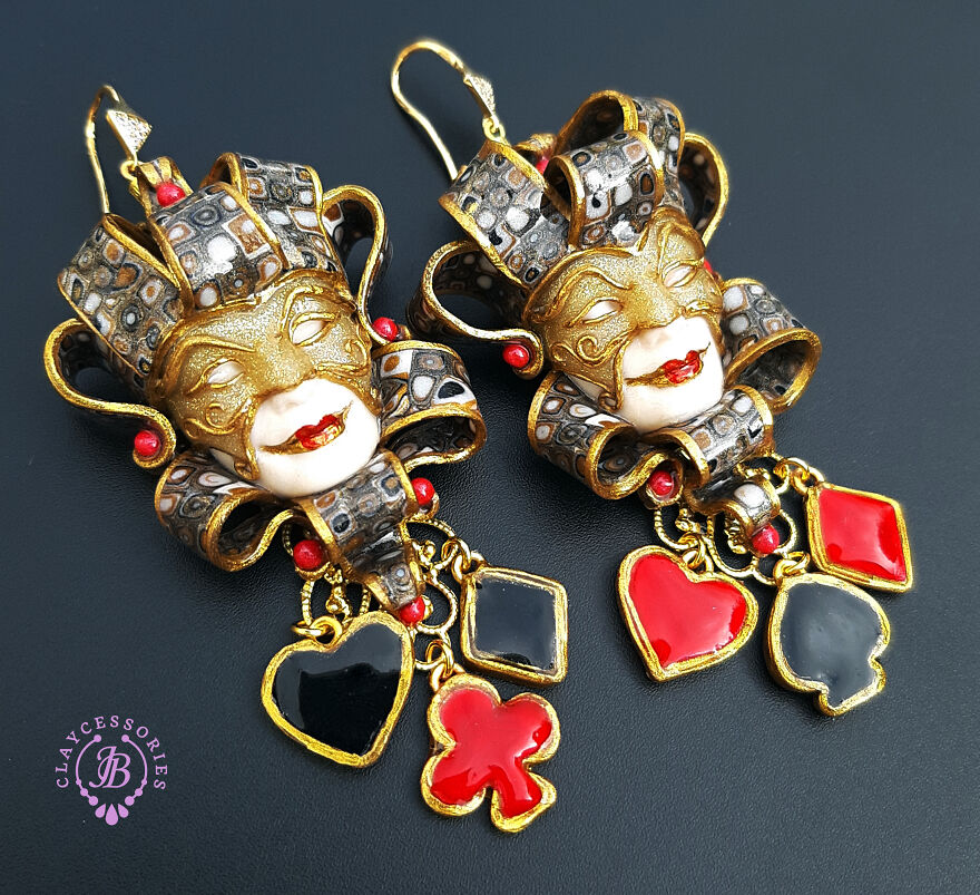 Venetian Mask Earrings Collection