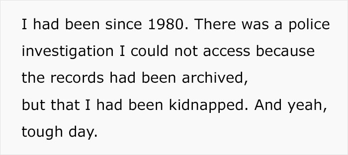 Woman Goes Looking For Her Biological Mom, Finds Out She Was Reported Missing In 1980 Instead