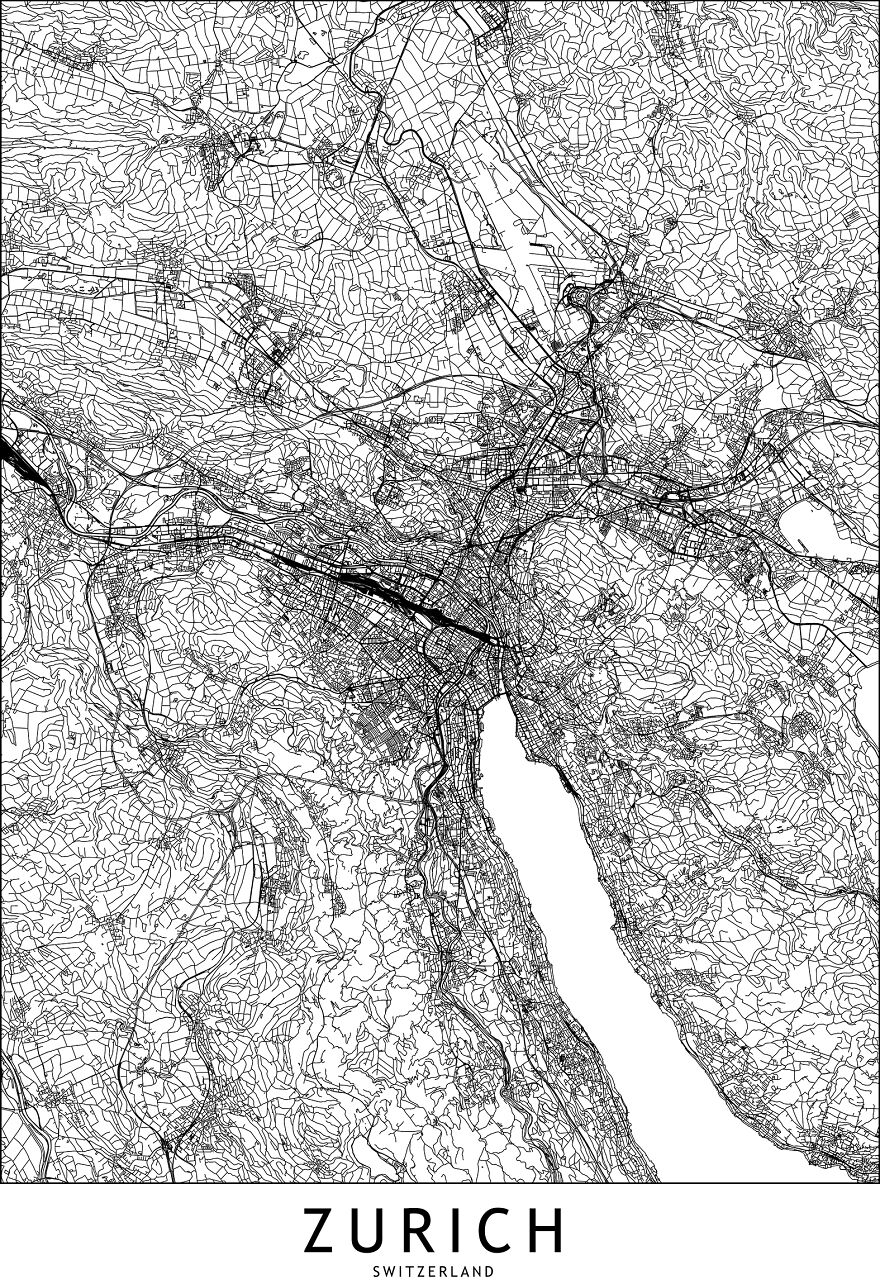 I Draw Line Maps Of World Cities Part 2