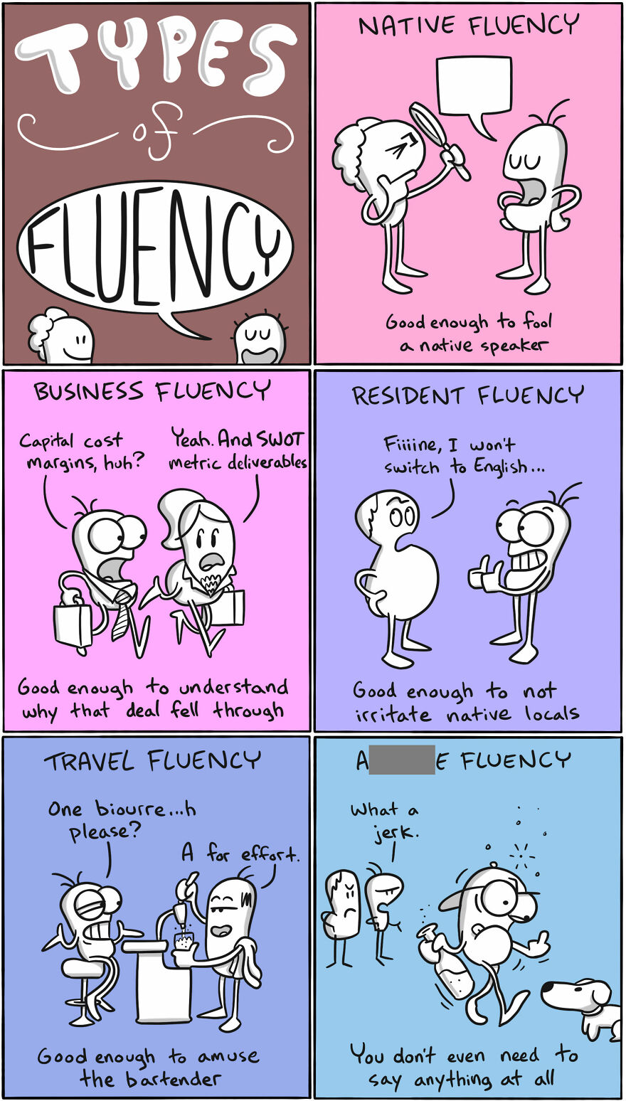 Artist Hilariously Illustrates The Differences Between Different Countries And Languages (New Pics)