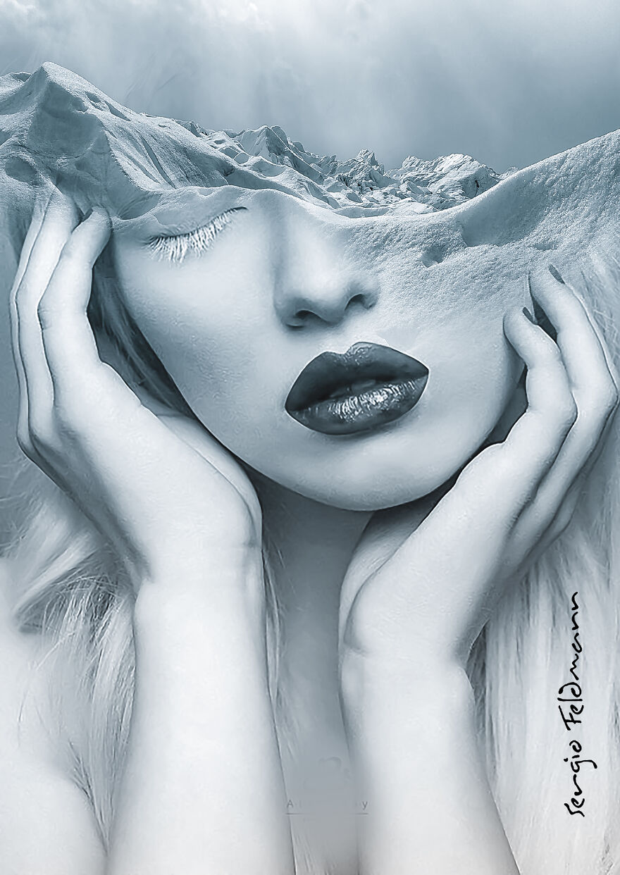 Mixing Nature And Faces