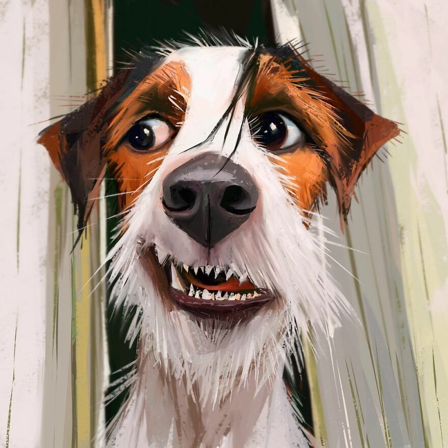 Artist Expresses The True Essence Of Dogs In Fun Caricatures (63 Pics)