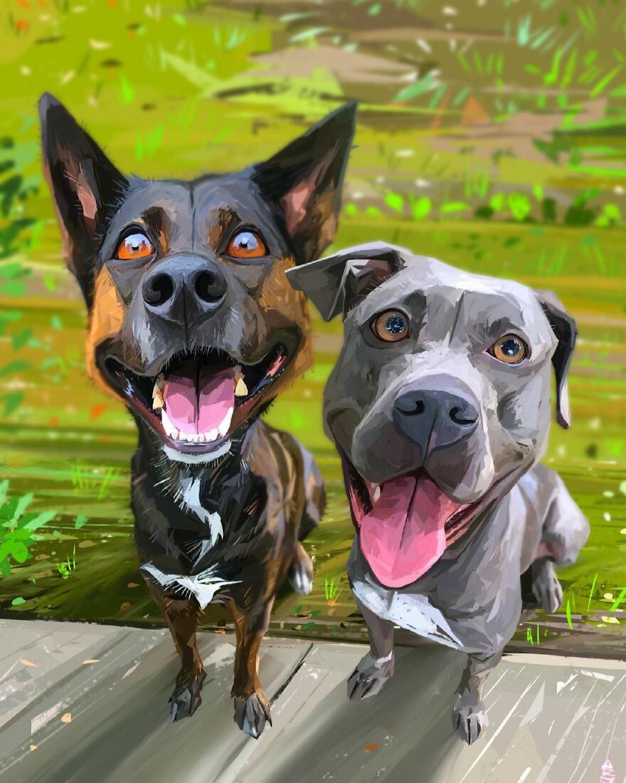 Artist Expresses The True Essence Of Dogs In Fun Caricatures (63 Pics)