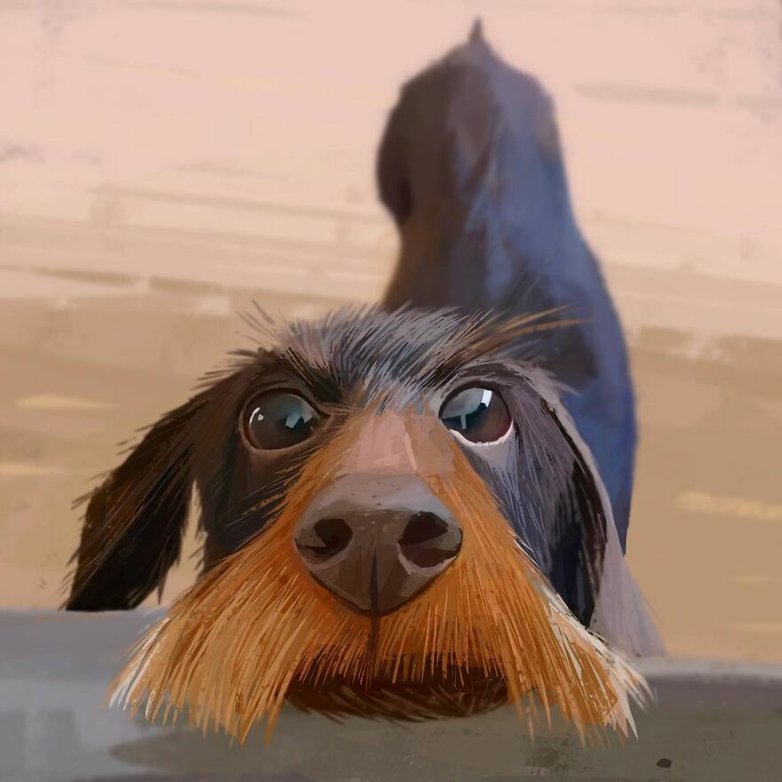Artist Expresses The True Essence Of Dogs In Fun Caricatures (63 Pics)