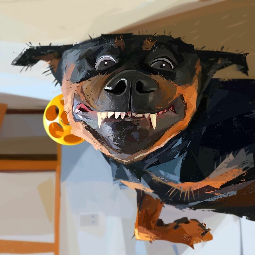 Artist Expresses The True Essence Of Dogs In Fun Caricatures (63 Pics)
