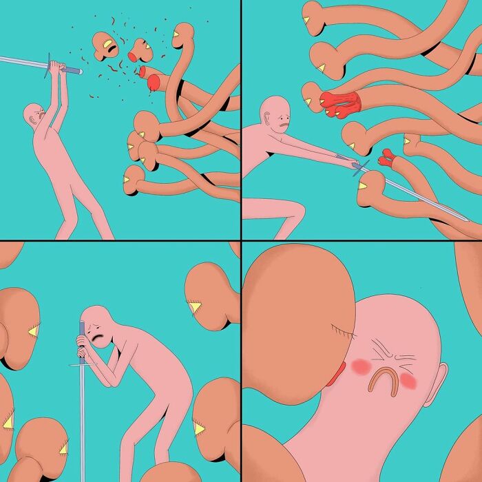 Artist Creates Comics That Involve Dark Humor, Surrealism, And Satire (30 New Pics)