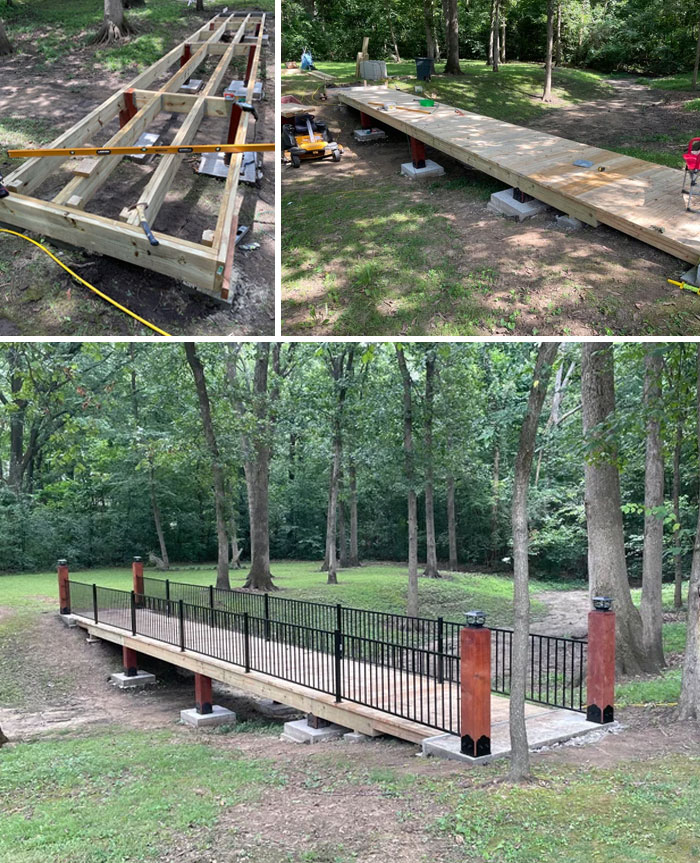 Backyard Bridge 6’ X 50’