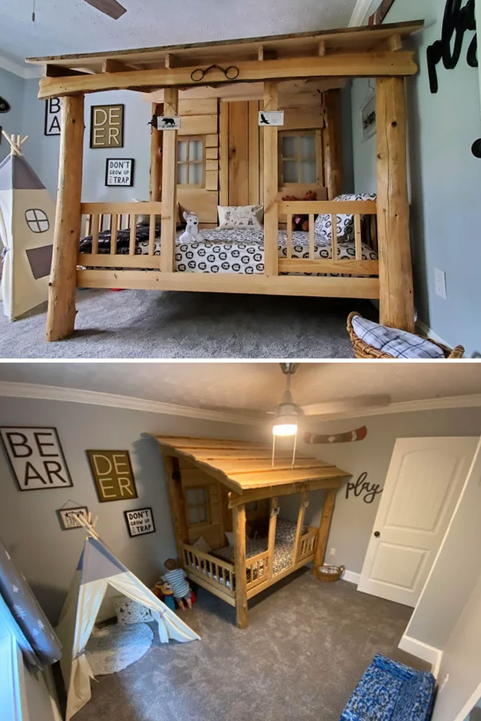 Custom Made Bed For My Son. He Is Beyond Excited