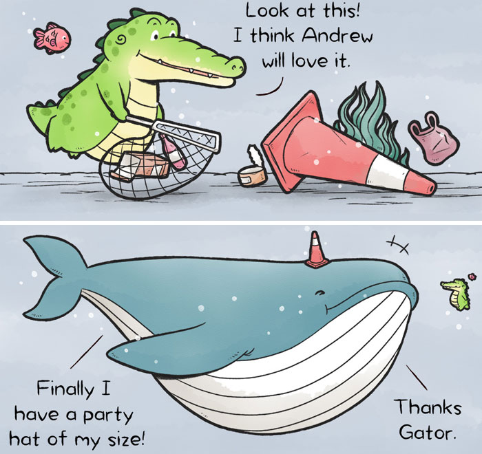 My 28 Comics About Adorable Animals Show A Good Example For Us Humans (New Pics)