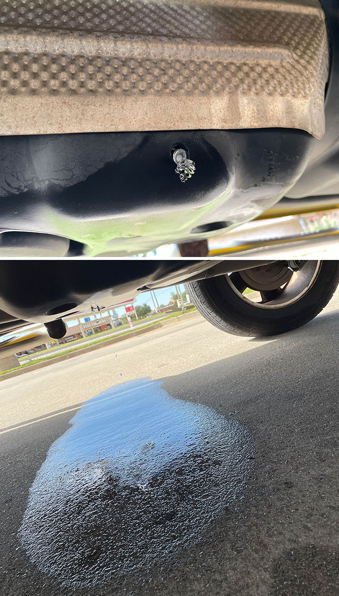 Someone Drilled A Hole In My Gas Tank. They Got Away With Roughly $12 Worth Of Fuel