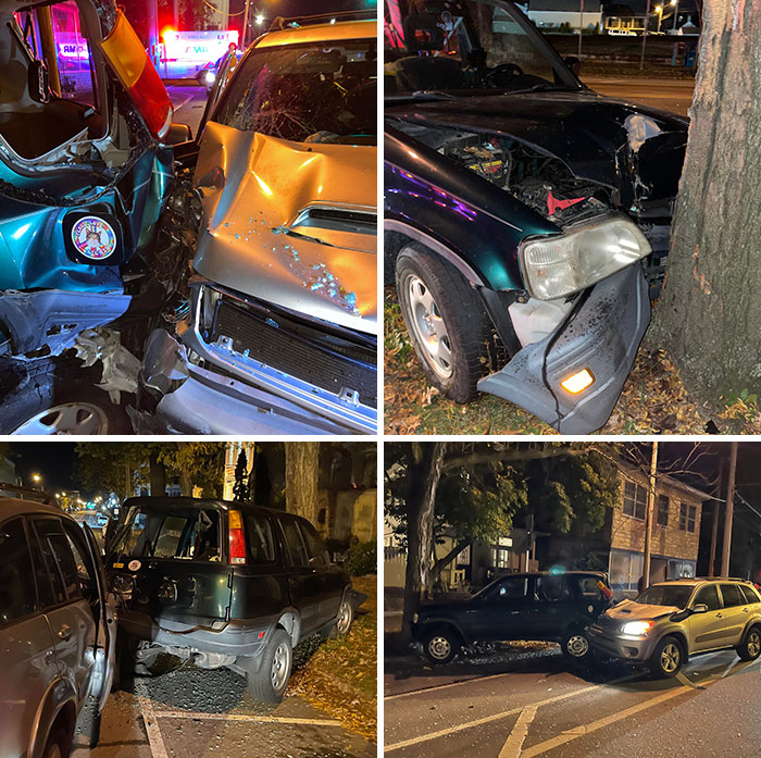 Woke Up Last Night To A Huge Crashing Sound Only To Find My Only Car Outside Completely Totaled By A Pos Driver. Nobody Else On The Road, 1 Am