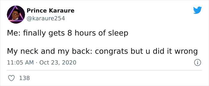 Good Night, Friends. Try To Sleep Correctly