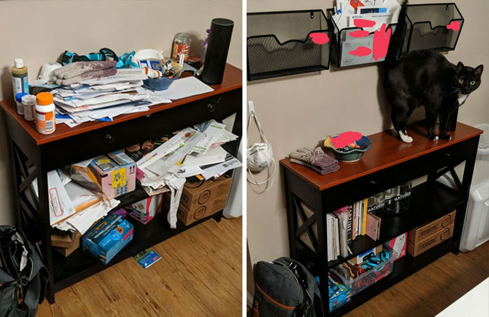 Y'all, This Shelf In My Kitchen Has Been Making Me Anxious And Sad For Months. I Finally Got The Motivation To Kick Its Butt!