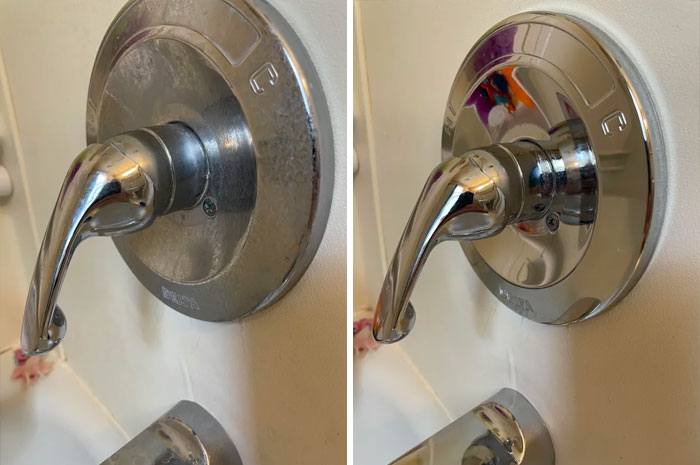 Before And After Using Bar Keepers!