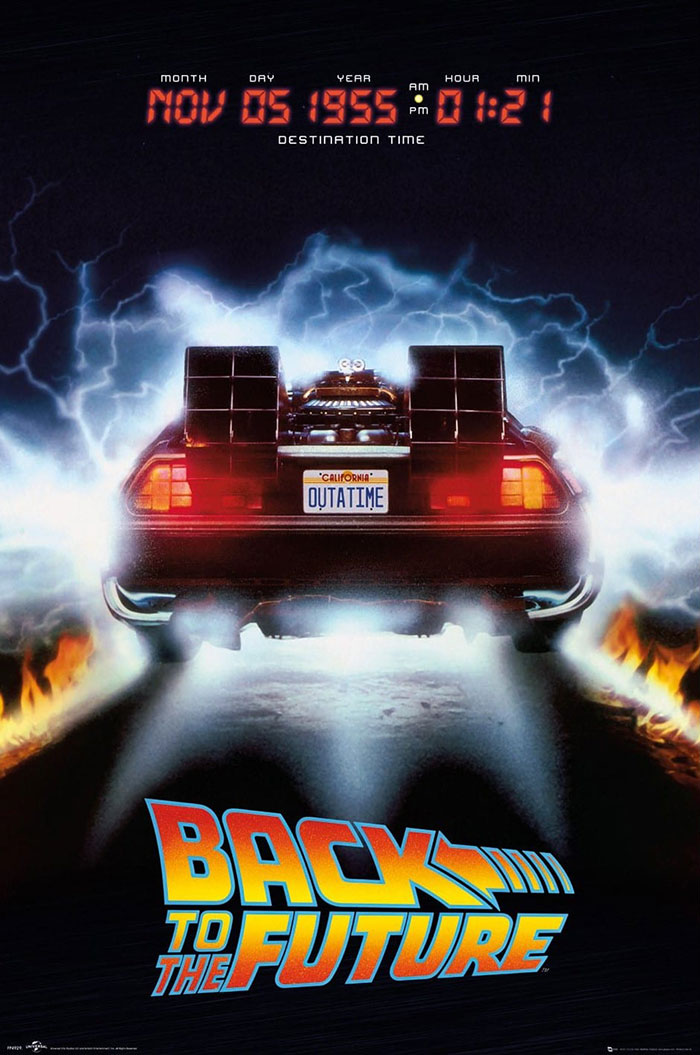 Poster of Back To The Future movie 