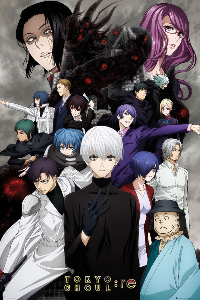 Poster of Tokyo Ghoul anime series 