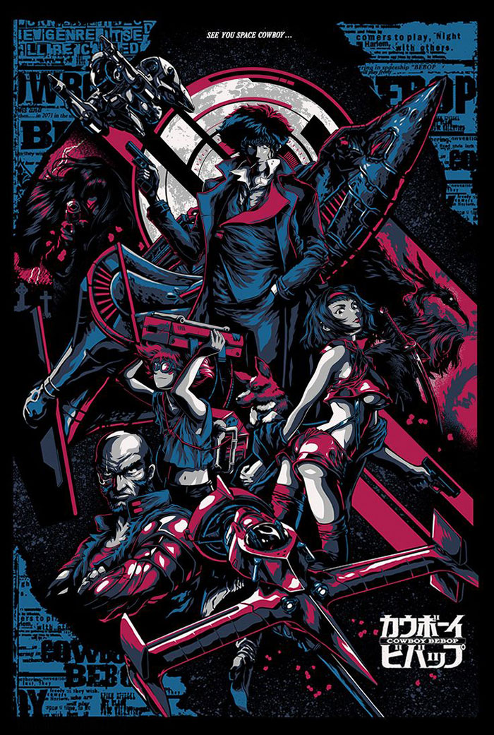 Poster of Cowboy Bebop anime series 