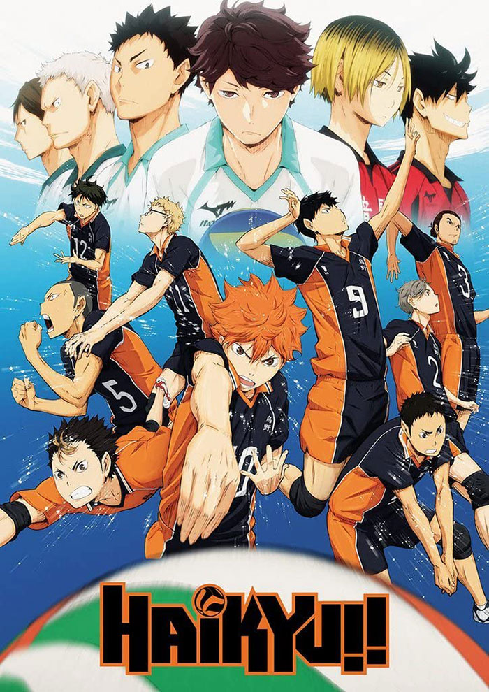 Poster of Haikyu!! anime series 
