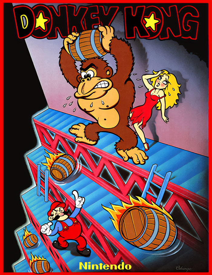 Poster for "Donkey Kong" 