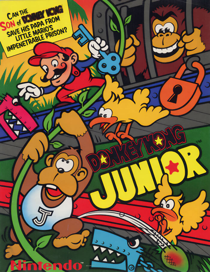 Poster for "Donkey Kong Jr."