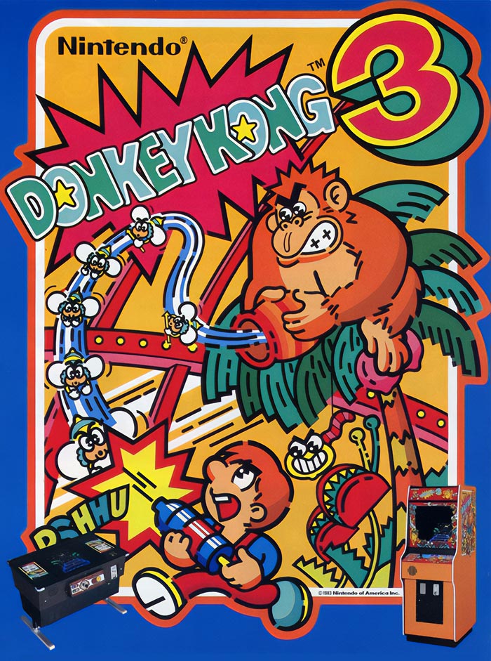 Poster for "Donkey Kong 3"
