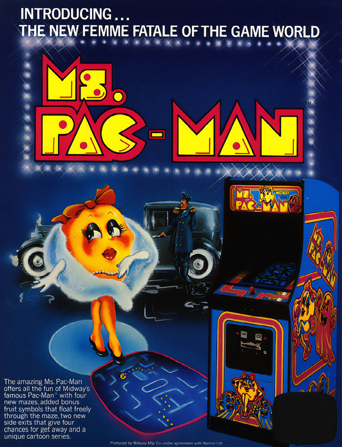 Poster for "Ms. Pac-Man"