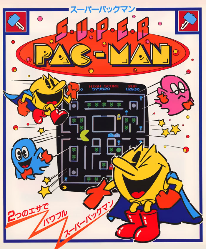 Poster for "Super Pac-Man"