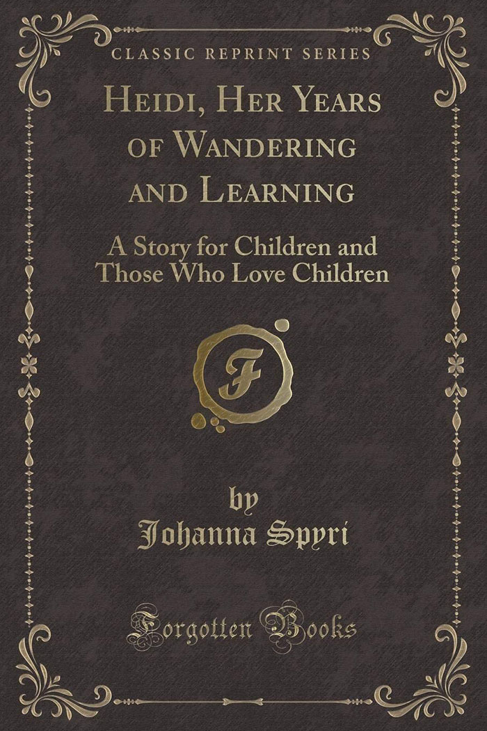 Heidi's Years Of Wandering And Learning book cover 