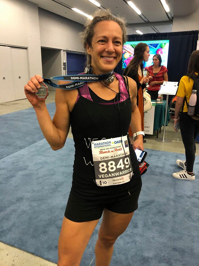 After Losing 30 Pounds Over 18 Months, Running A Half-Marathon At Age 48 In The Summer Of 2019.