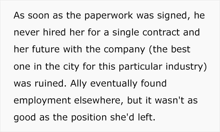 Abusive Coworker Accidentally Fires Herself By Taking A Job Opportunity That Changed Her Contract Abusive Coworker Accidentally Fires Herself By Taking A Job Opportunity That Changed Her Contract