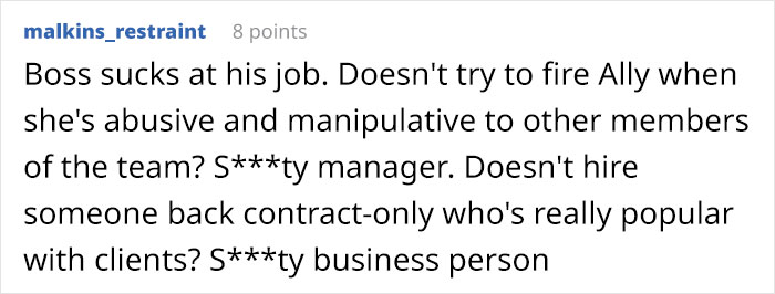 Abusive Coworker Accidentally Fires Herself By Taking A Job Opportunity That Changed Her Contract Abusive Coworker Accidentally Fires Herself By Taking A Job Opportunity That Changed Her Contract