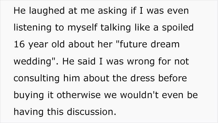 &ldquo;Only Smart Brides Save Money&rdquo;: Fianc&eacute; Loses It After Finding Out His Wife-To-Be Spent $400 Of Her Own Money On A Wedding Dress