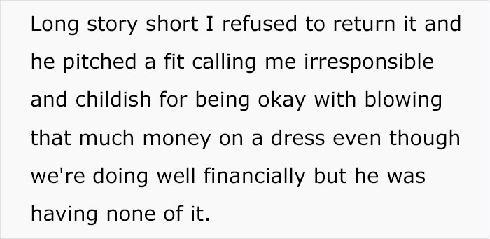 &ldquo;Only Smart Brides Save Money&rdquo;: Fianc&eacute; Loses It After Finding Out His Wife-To-Be Spent $400 Of Her Own Money On A Wedding Dress