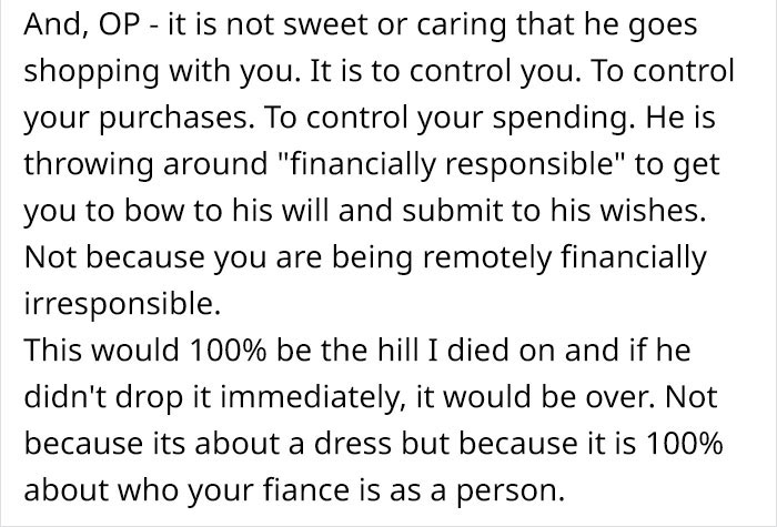 &ldquo;Only Smart Brides Save Money&rdquo;: Fianc&eacute; Loses It After Finding Out His Wife-To-Be Spent $400 Of Her Own Money On A Wedding Dress