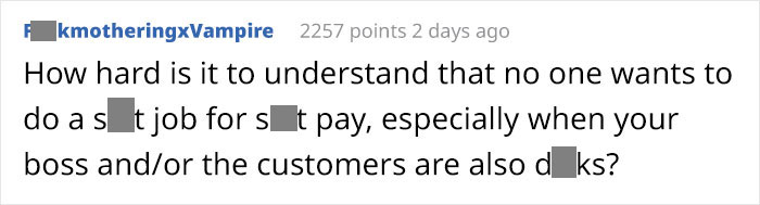 Business Owner Doesn't Get Why People Don't Want To Work For Him, Gets A Perfect Answer