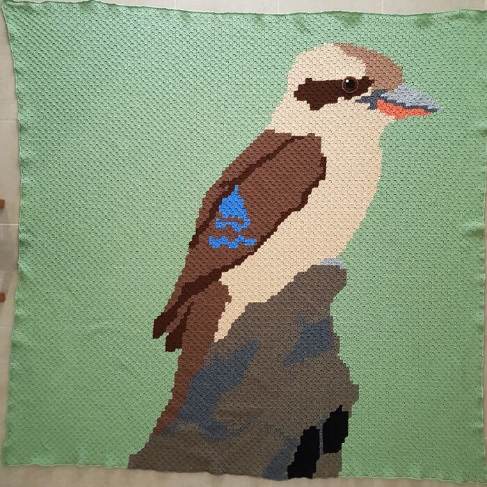 Kookaburra Blanket In Crochet - My Own Design