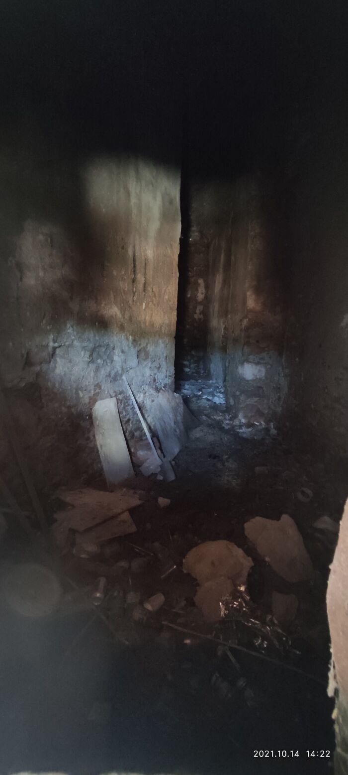 Inside Of An Abandoned House.