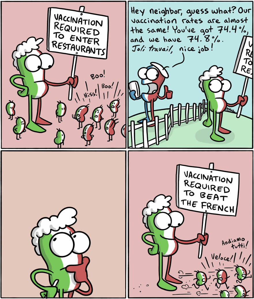 Artist Hilariously Illustrates The Differences Between Different Countries And Languages (New Pics)