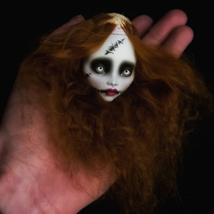 My Sally Doll Before She Had A Head Full Of Hair!