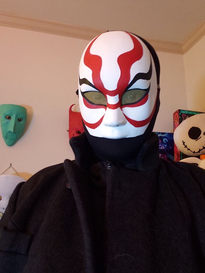 Callahan From Big Hero 6. I Hand Painted The Mask.