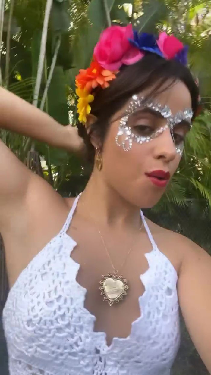 Camila Cabello As A Sugar Skull