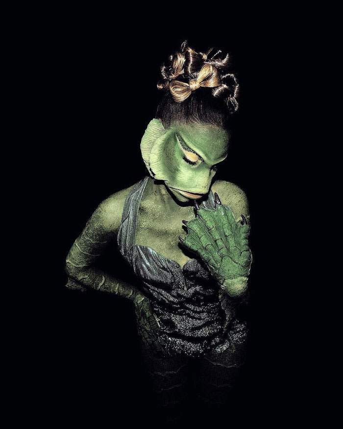 Ariana Grande As The Creature From Creature From The Black Lagoon