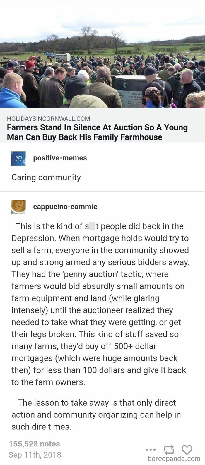 Being United Against Greed