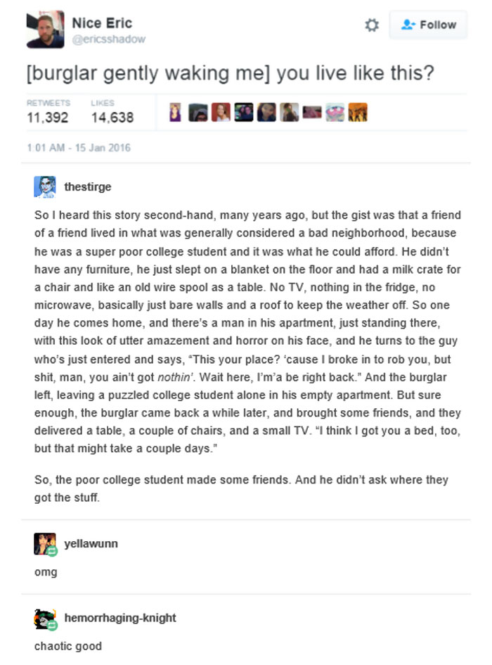 Chaotic Good Burglary