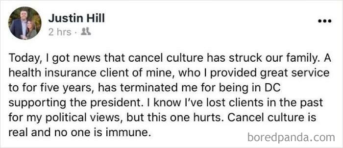 Thoughts And Prayers To Those Hurt By Cancel Culture This Year